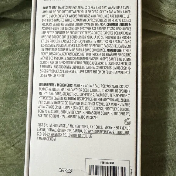 IL MAKIAGE Power Rewind Eye Cream - White - Picture 3 of 3